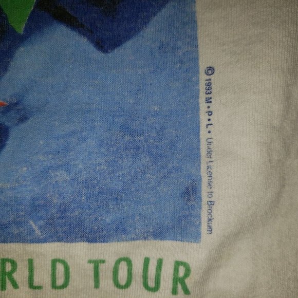 Vintage Paul McCartney New World Tour Concert T Shirt 1993 Size Large - Picture 4 of 8